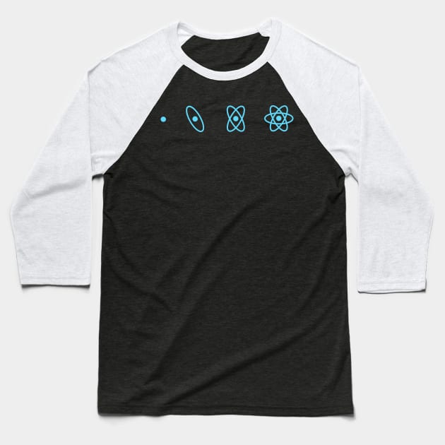 React JS Logo Baseball T-Shirt by hipstuff